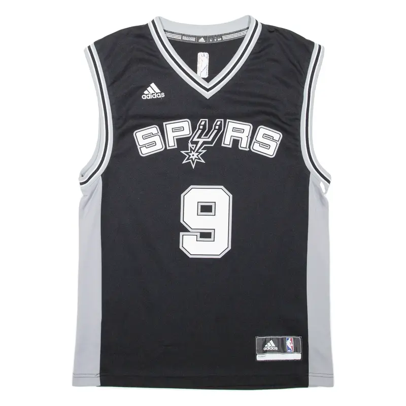 ADIDAS X NBA San Antonio Spurs Mens Vest Black Sleeveless USA V-Neck S