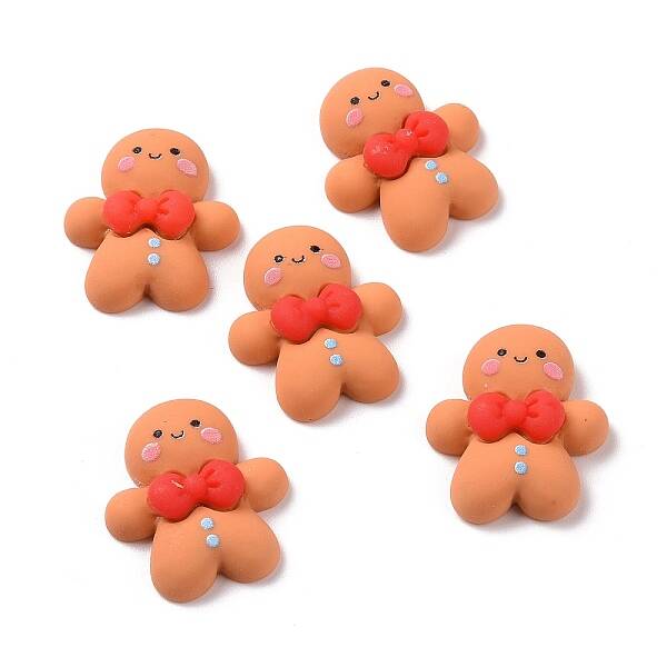 Christmas Theme Opaque Resin Cabochons