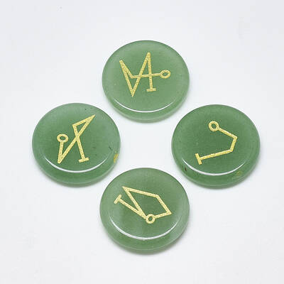 Natural Green Aventurine Cabochons