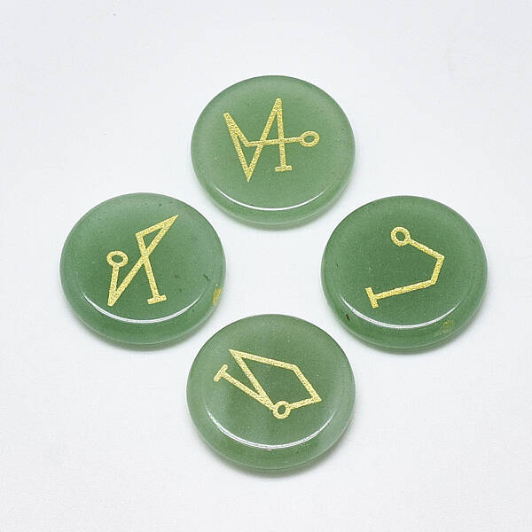 Natural Green Aventurine Cabochons