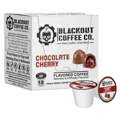 Chocolate Cherry Flavored Coffee Pods 18CT