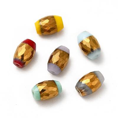 Opaque Electroplate Glass Beads