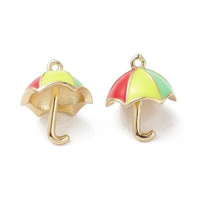 3D Brass Enamel Pendants