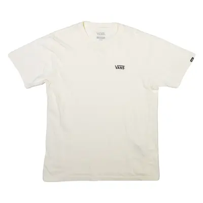 VANS Mens T-Shirt Cream M