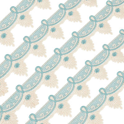 7.5 Yards Polyester Flower Lace Trim