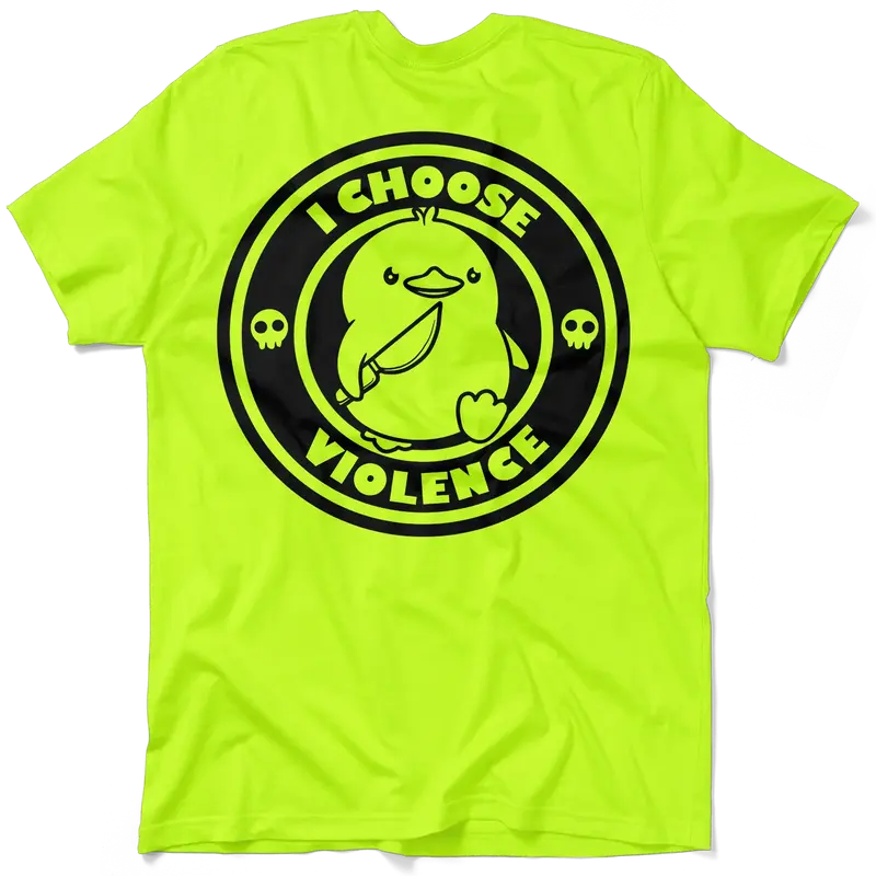 Violence - Safety Yellow T-Shirt
