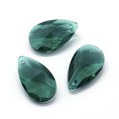 Faceted Glass Pendants