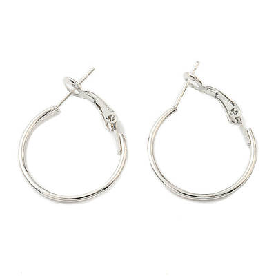 Iron Huggie Hoop Earring Findings