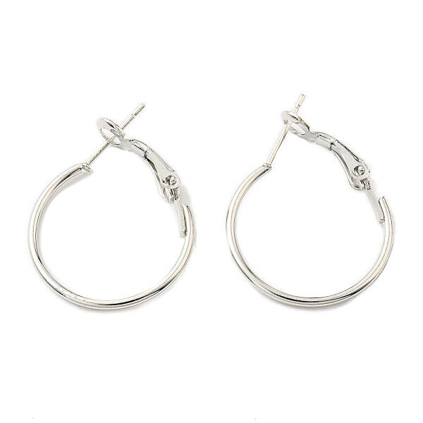 Iron Huggie Hoop Earring Findings