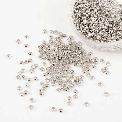 Brass Crimp End Beads