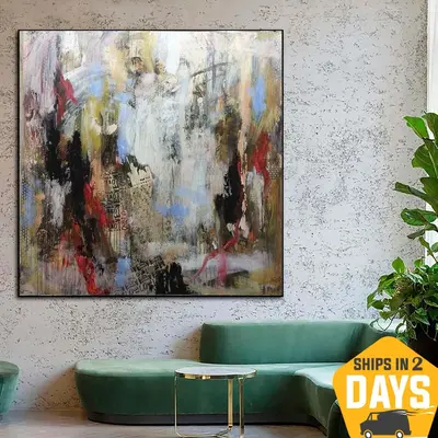 Original Abstract Vivid Paintings On Canvas Colorful Art Limited Edition Art Heavy Textured Painting Exclusive Fine Art | LIT...