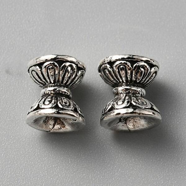 Tibetan Style Alloy Bead Caps