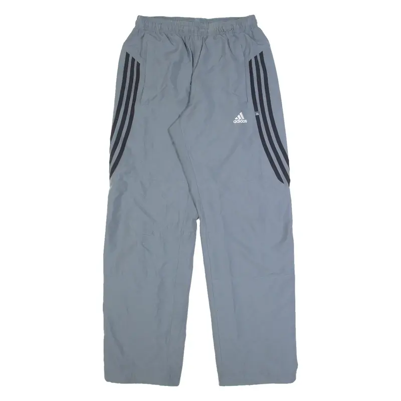 ADIDAS Mens Track Pants Grey Straight S W26 L30
