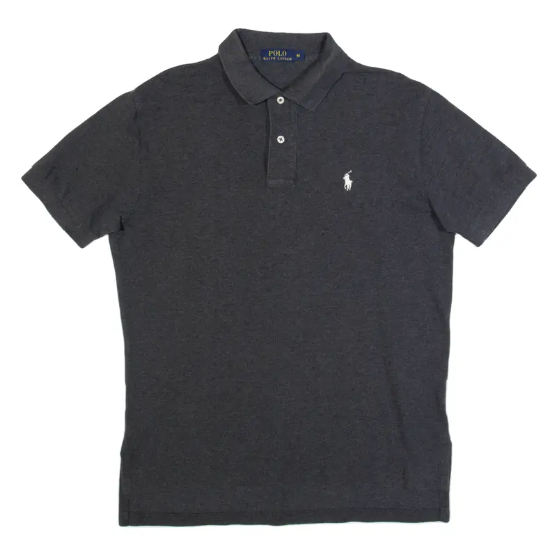 POLO RALPH LAUREN Mens Polo Shirt Grey M