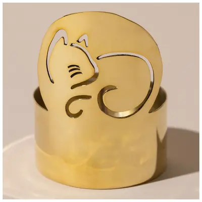 Pet Love Mixed Metal Candle Holder - Dog