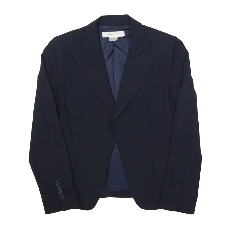 ZARA Blazer Jacket Blue Womens S