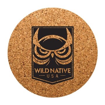 150 Promotional Round Cork Coasters - Absorbent