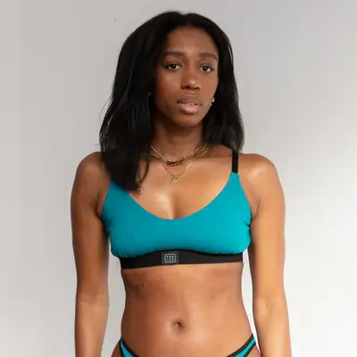 The Balconette, Ocean Blue | Size: XXXL