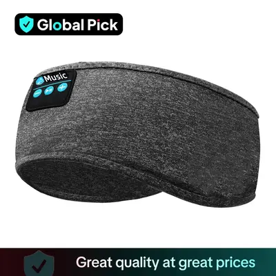 Breathable Wireless Sleep Headphone, Sports Headband Wireless Headphones, Universal Comfortable Elastic Hifi Sound Quality Sl...