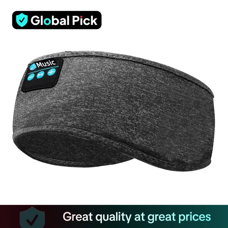 Breathable Wireless Sleep Headphone, Sports Headband Wireless Headphones, Universal Comfortable Elastic Hifi Sound Quality Sl...