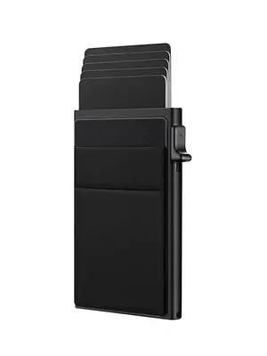 Summer Simple Aluminum Alloy Design Card Holder, Blocking Multifunctional Card Holder, Anti-theft Card Holder for Men