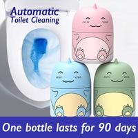 Cute Dinosaur-Shaped Toilet Bowl Cleaner Bottle, Bathroom Toilet Tank Cleaner with Ocean Scent Lasts Up to 90 Days, Powerful ...