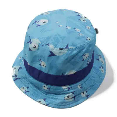 JACK-O Hyphen Fish Bucket Hat Blue Boys One Size