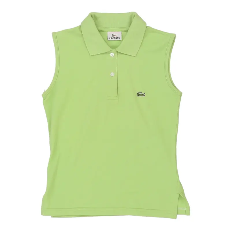 Lacoste Polo Top - XS Green Cotton | Size: x-small
