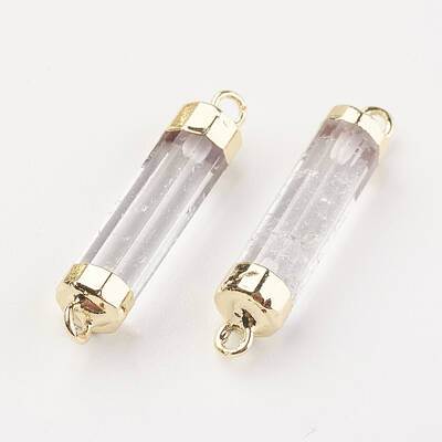Natural Quartz Crystal Links Connectorsts