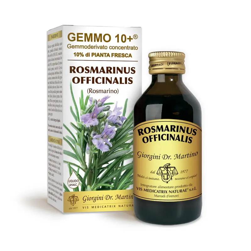 Dr Giorgini gemmo 10+ rosemary 100 ml non-alcoholic liquid