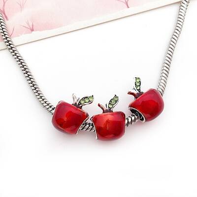 Alloy Rhinestone European Beads