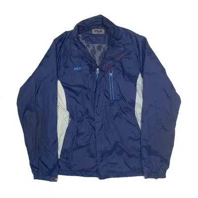 FILA Track Jacket Blue Mens M