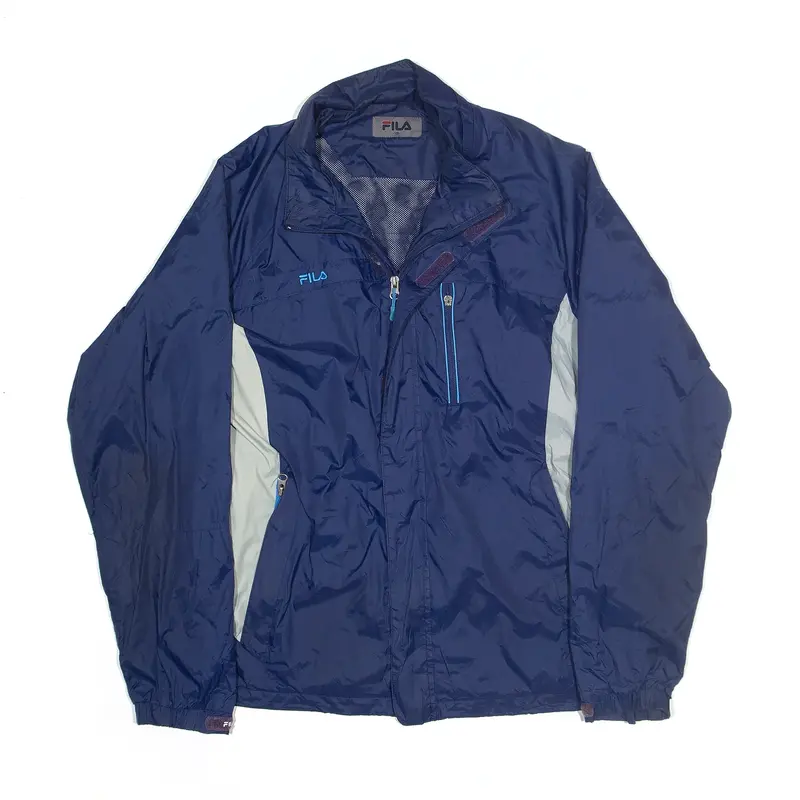 FILA Track Jacket Blue Mens M