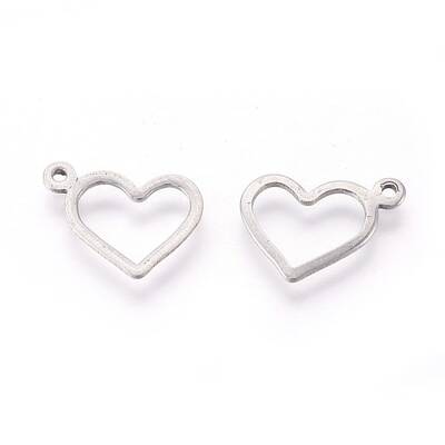 Tarnish Resistant 304 Stainless Steel Open Charms