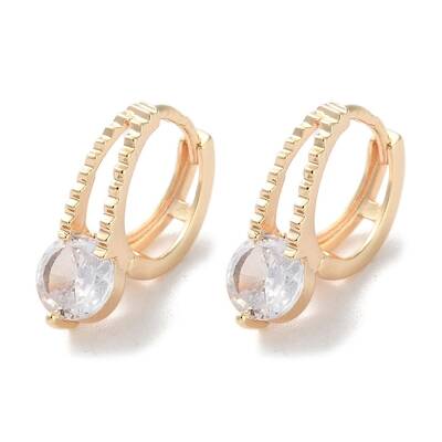 Brass Hoop Earrings