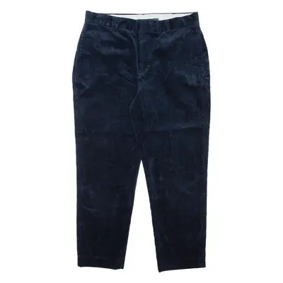 POLO RALPH LAUREN Womens Canvas Trousers Blue Regular Mom W32 L25