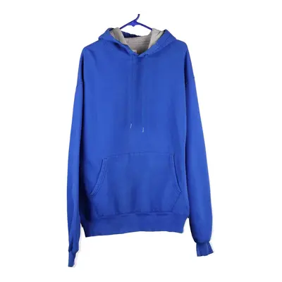 Champion Hoodie - XL Blue Cotton Blend