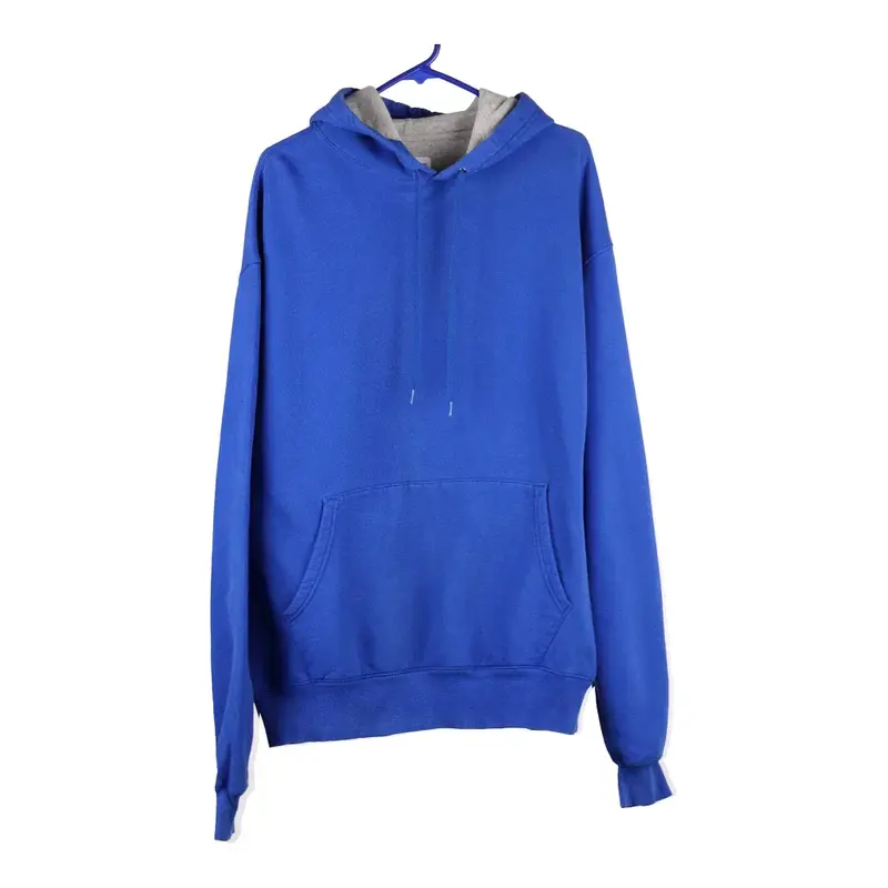 Champion Hoodie - XL Blue Cotton Blend