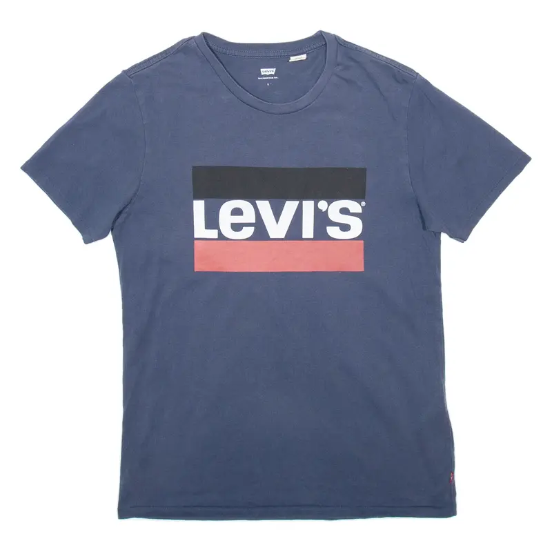 LEVI'S Mens T-Shirt Blue S