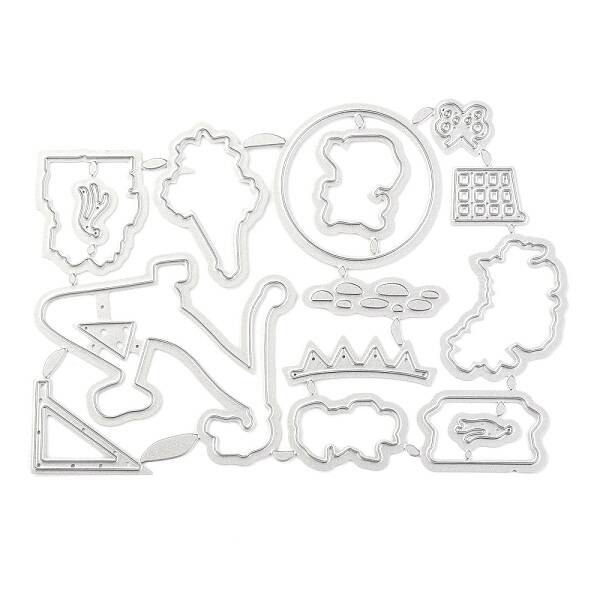 Carbon Steel Embossing Knife Die Cutting for DIY Template