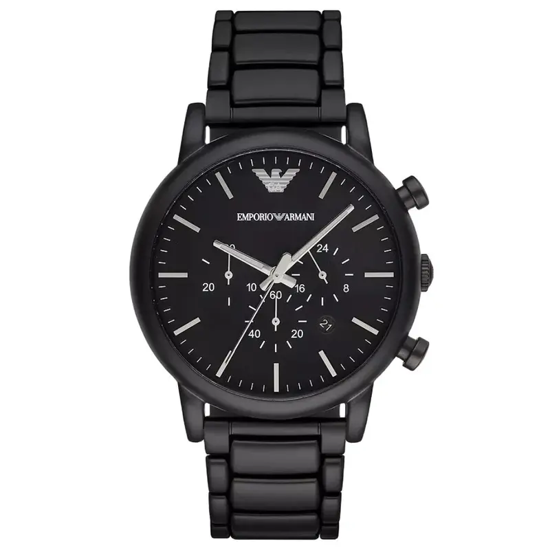 Emporio Armani AR1895 Luigi Black Chronograph Men's Watch