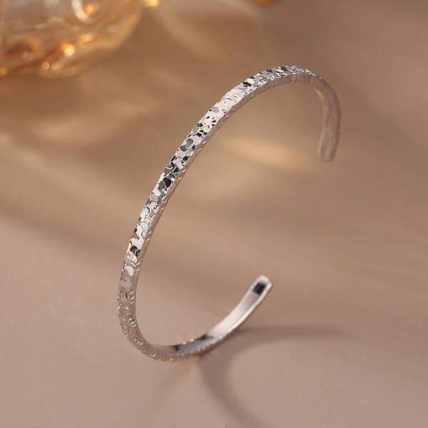 925 Sterling Silver Cuff Bangles for Women