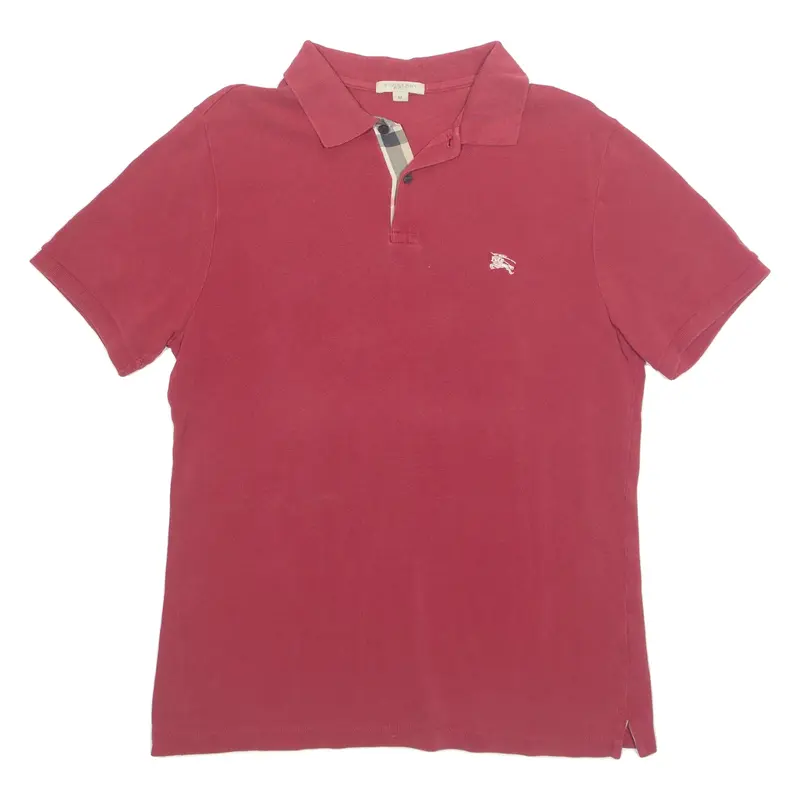 BURBERRY BRIT Mens Polo Shirt Red M