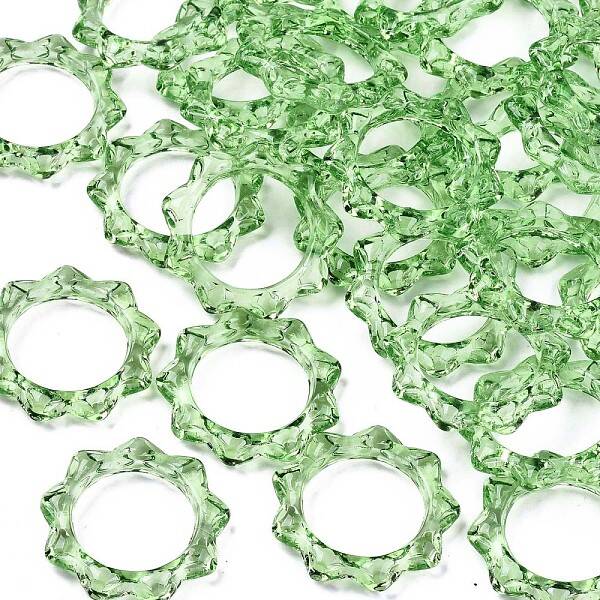 Transparent Acrylic Finger Rings