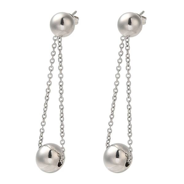 Non-Tarnish 304 Stainless Steel Stud Dangle Earrings