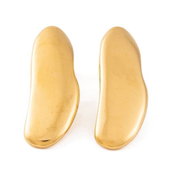 Ion Plating(IP) 304 Stainless Steel Stud Earrings for Women