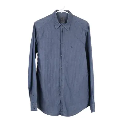 Calvin Klein Shirt - Small Navy Cotton