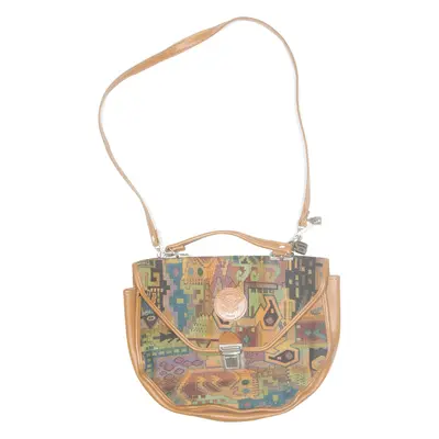 DALLAS Womens Shoulder Bag Brown Leather