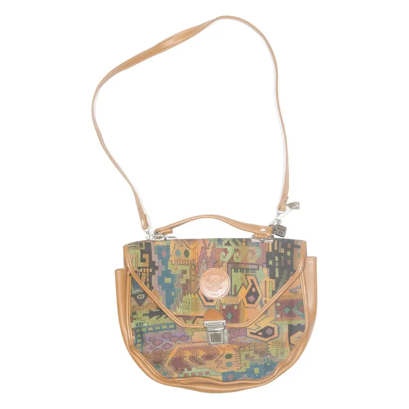 DALLAS Womens Shoulder Bag Brown Leather
