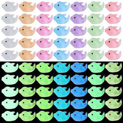 70Pcs 7 Colors Luminous Resin Home Display Decorations